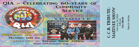 CCR $30 Matinee