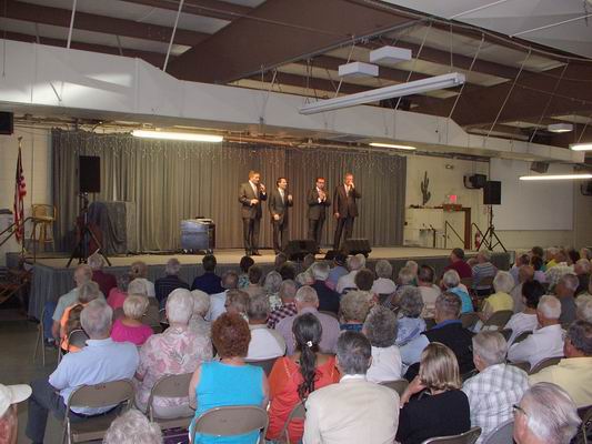 Great crowd for the Blackwood Brothers Concert