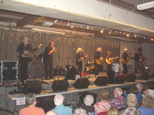 The New Christy Minstrels performing at the QIA