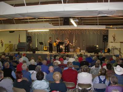 Three Sisters Performing at Rock Club Fundraising