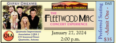 Fleetwood Mac Tribute 2pm $35