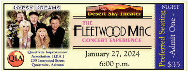 Fleetwood Mac Tribute 6pm $35