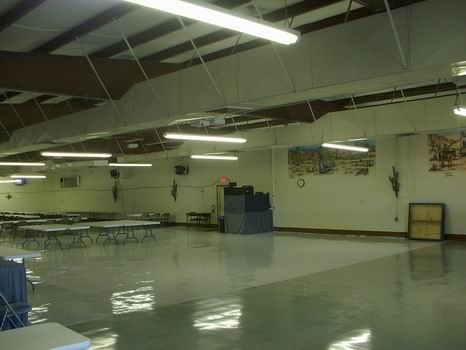 Dance area with stage
