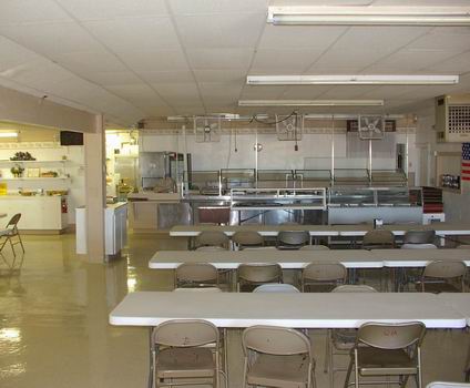 Cafeteria Food Service Area