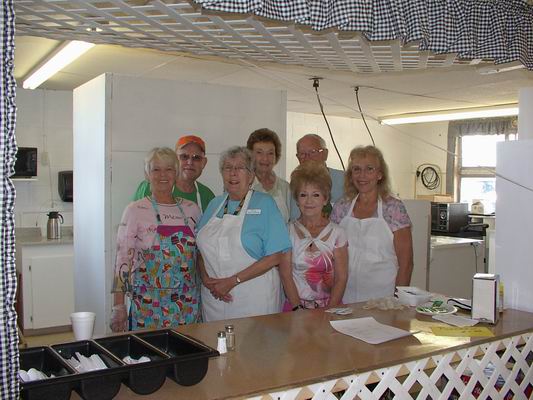 Saturday's Team of Concession Volunteers at the Q