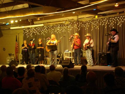 Judy performing at the Grand Gathering Benefit.