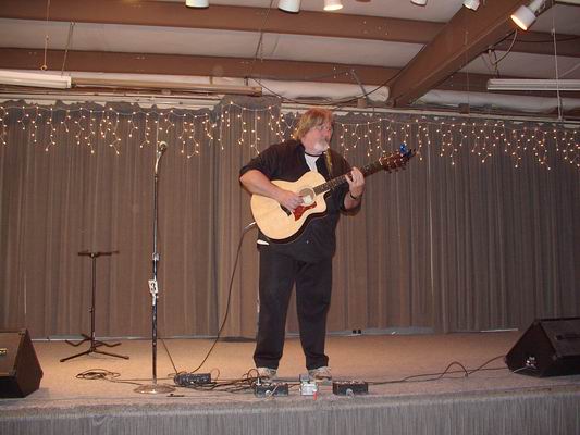Jimmy Jack just pickin away on his guitar