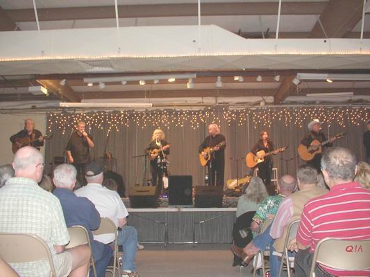 New Christy Minstrels on stage at the Q