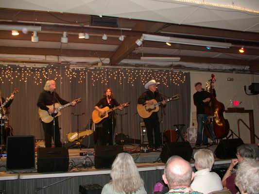 New Christy Minstrels on right side stage at the Q