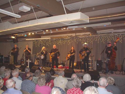 New Christy Minstrels on stage at the Q